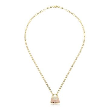 Çanta Kolye Ucu Pembe