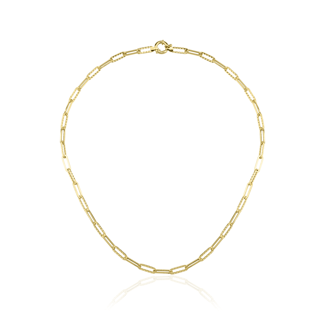 Ataş Desenli Zincir Kolye