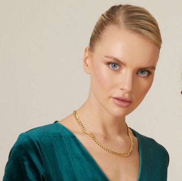 Gurmet Yassı Zincir Kolye