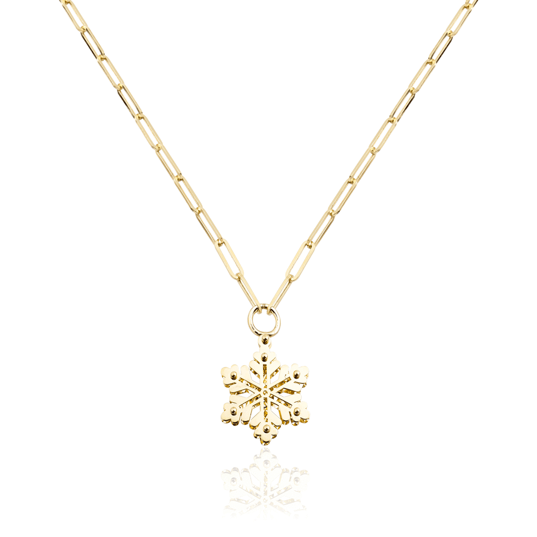 Kar Tanesi Kolye Ucu