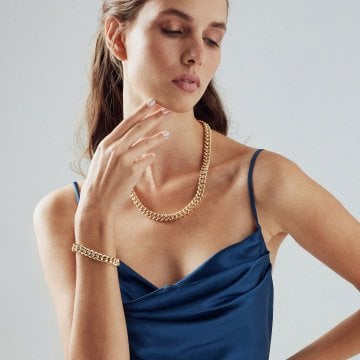 Bombeli Gurmet Zincir Kolye