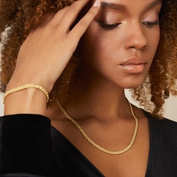 Çift Halat Zincir Kolye