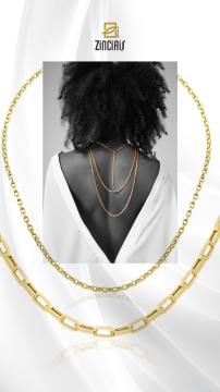 Kare Doç Zincir Kolye