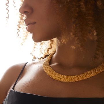 Bombeli Halat Zincir Kolye